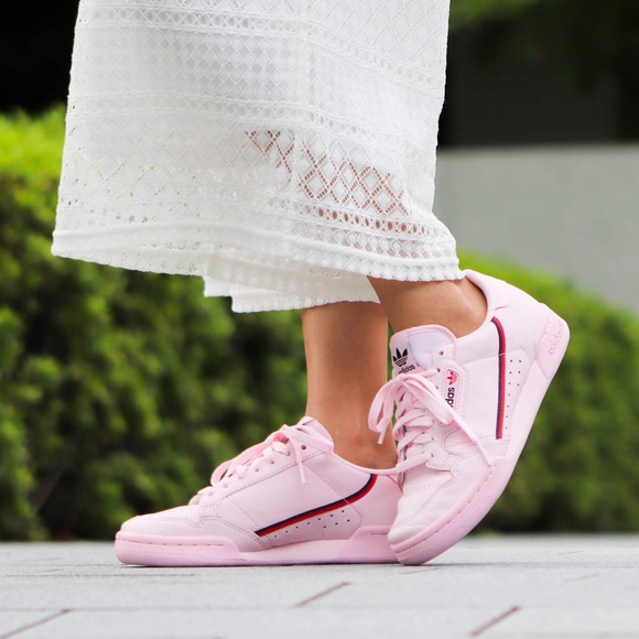 pink adidas continental